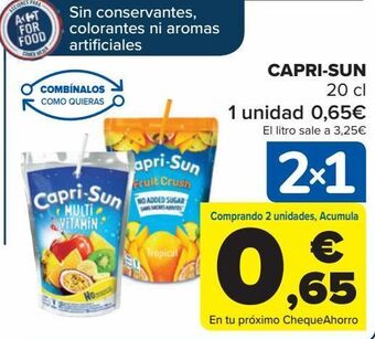 Carrefour Capri-sun oferta