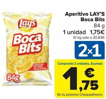 Carrefour Aperitivos lay's boca bits oferta