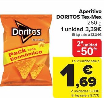 Carrefour Aperitivo doritos tex-mex oferta