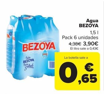 Carrefour Agua bezoya oferta
