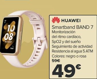 Carrefour Huawei smartband band 7 oferta