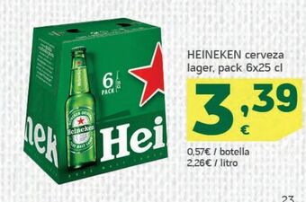 HiperDino Cerveza heineken oferta