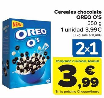 Carrefour Cereales chocolate oreo o's oferta
