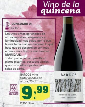 HiperDino Vino tinto oferta