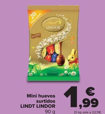 Carrefour Mini huevos surtidos lindt lindor oferta