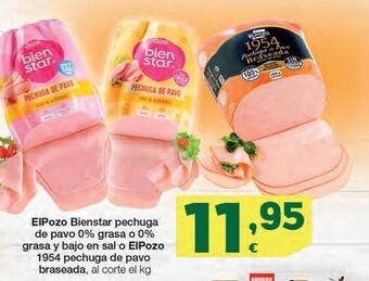 HiperDino Pechuga de pavo elpozo oferta