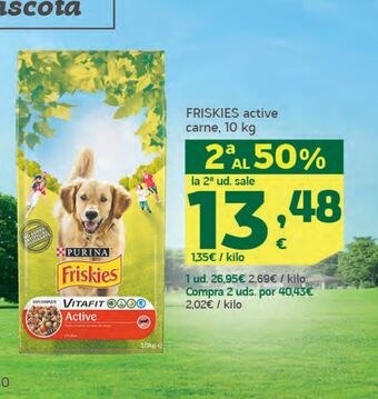 HiperDino Comida para perros friskies oferta