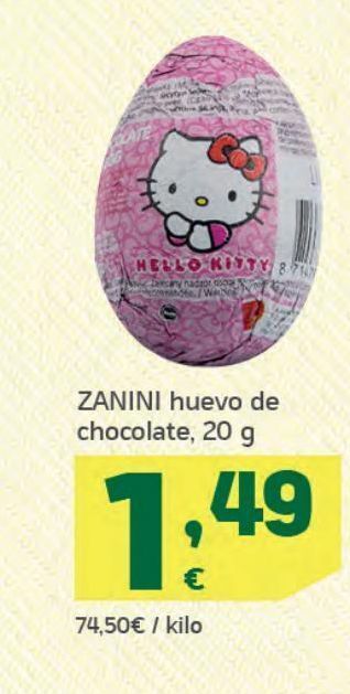 HiperDino Huevo de chocolate oferta