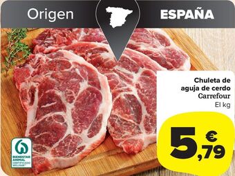 Carrefour Market Chuleta de aguja de cerdo carrefour oferta