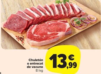 Carrefour Market Chuletón o entrecot de vacuno oferta