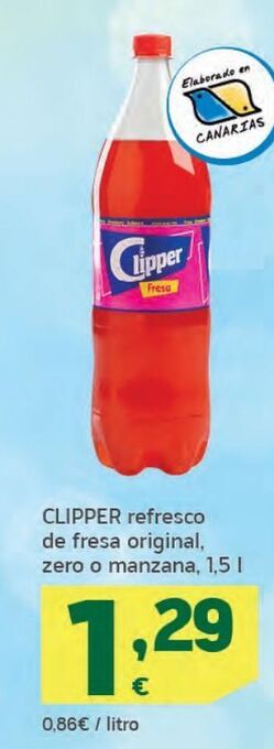 HiperDino Refrescos clipper oferta