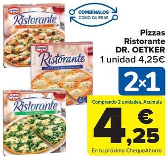 Carrefour Market Pizzas ristorante dr.oetker oferta