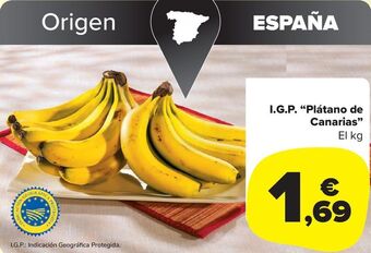 Carrefour Market I.g.p. plátano de canarias oferta