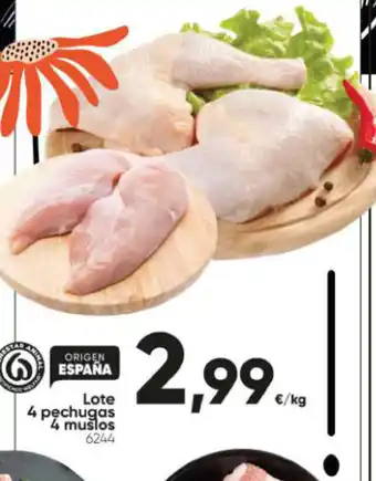 Family Cash Lote 4 Pechugas 4 Muslos oferta