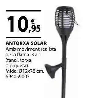 Fes Més Antorcha led solar oferta