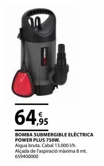 Fes Més Bomba sumergible oferta
