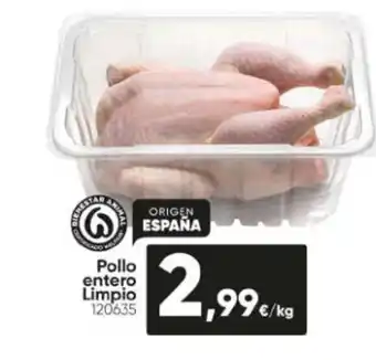 Family Cash Pollo Entero Limpio oferta