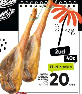 Family Cash Paleta Duroc 4.5-5Kg oferta