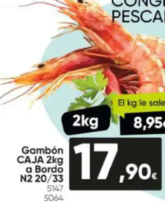Family Cash Gambón Caja 2kg a Bordo N2 20/33 oferta