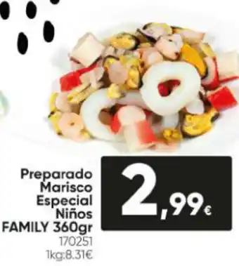 Family Cash Preparado Marisco Especial Niños Family 360gr oferta