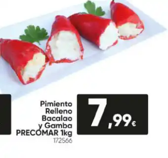 Family Cash Pimiento Relleno Bacalao y Gamba Precomar 1kg oferta