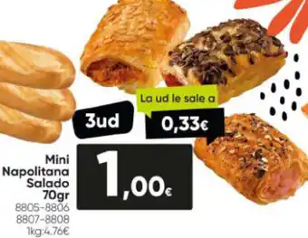 Family Cash Mini Napolitana Salado 70gr oferta