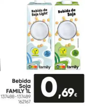 Family Cash Bebida Soja Family 1L oferta