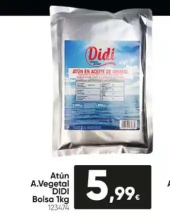 Family Cash Atún A.Vegetal Didi Bolsa 1kg oferta