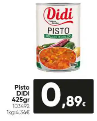Family Cash Pisto Didi 425gr oferta