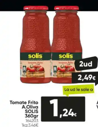 Family Cash Tomate Frito A.Oliva Solis 360gr oferta