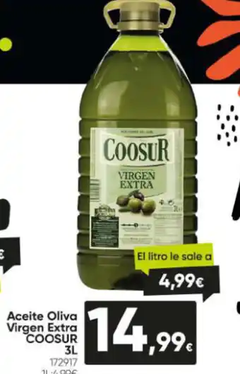 Family Cash Aceite Oliva Virgen Extra Coosur 3L oferta