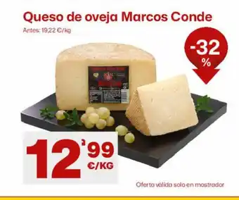 AhorraMas Queso De Oveja Marcos Conde oferta