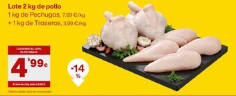 AhorraMas Lote 2 Kg de Pollo oferta
