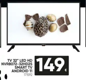 Family Cash TV 32" LED HD NVR8072-32HD2S Smart TV Android 11 oferta