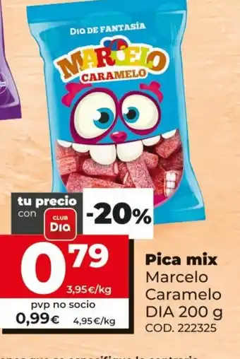 Dia Pica Mix Marcelo Caramelo 200g oferta