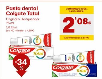 AhorraMas Pasta Dental Colgate Total oferta