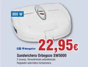 FROIZ Sandwichera Orbegozo SW5000 oferta