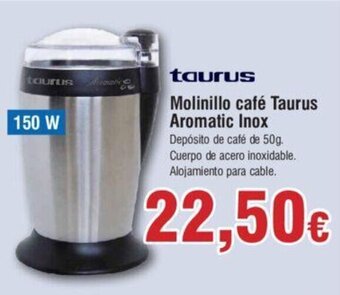 FROIZ Molinillo Cafe Taurus Aromatic Inox oferta