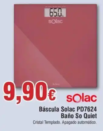 FROIZ Bascula Solac PD7624 Bano So Quiet oferta
