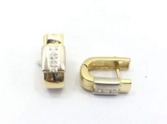 Cash Converters Pendientes oro 18k con circonita oferta