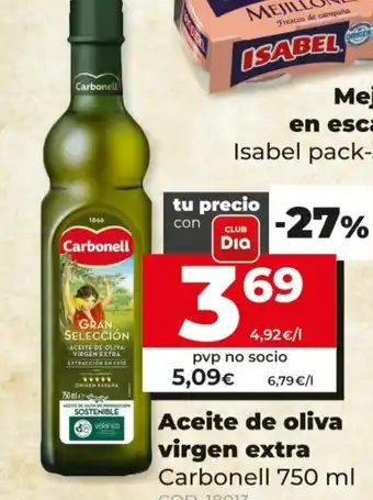 Dia Carbonell Aceite de oliva virgen extra 750ml oferta