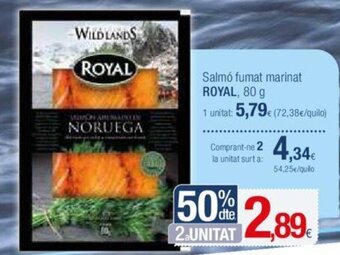 Condis Salmo Fumat Marinat Royal 80 g oferta