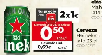 Dia Heineken Cervesa lata 33cl oferta