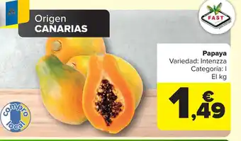 Carrefour Papaya oferta