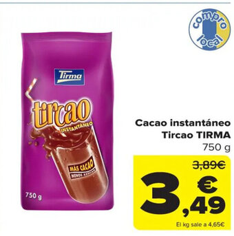 Carrefour Cacao Instantáneo Tircao Tirma oferta