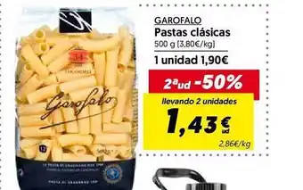 Hiper Usera 2a ud -50% garofalo pastas clásicas oferta