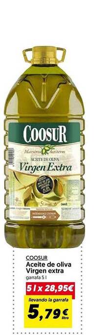 Hiper Usera Coosur aceite de oliva virgen extra oferta