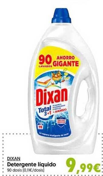 Hiper Usera Dixan detergente líquido oferta