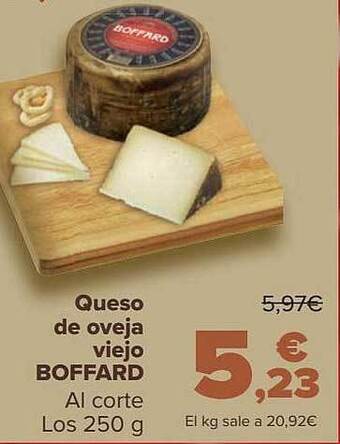 Carrefour Queso de oveja viejo boffard oferta
