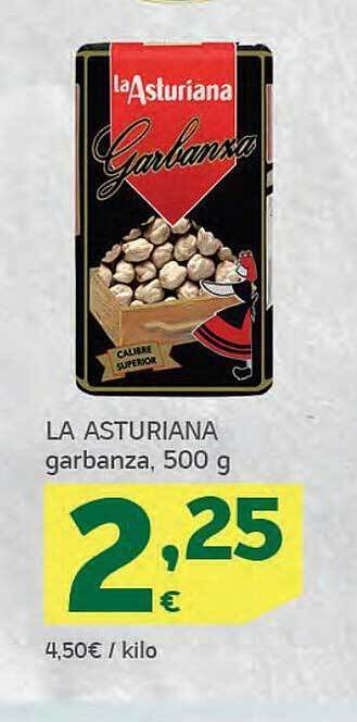 HiperDino La asturiana garbanza oferta